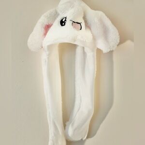 Cute ear moving bunny  hat